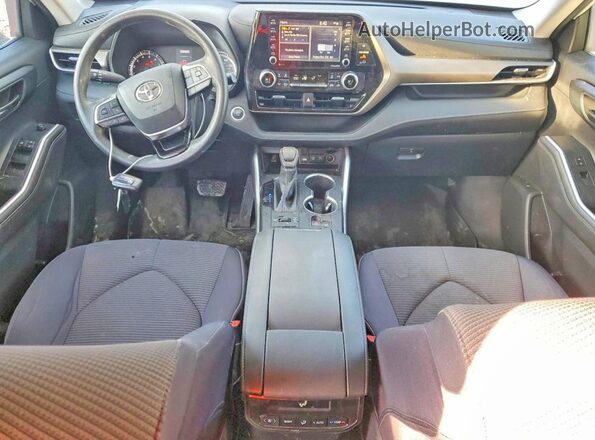 5TDCZRBH7LS500538 2020 TOYOTA HIGHLANDER Белый Вид панели приборов
