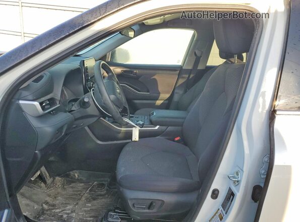 5TDCZRBH7LS500538 2020 TOYOTA HIGHLANDER Белый Вид салона спереди