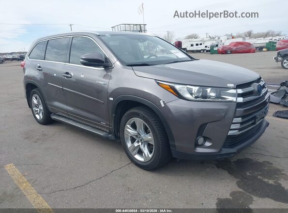 5TDDGRFH4JS050509 2018 TOYOTA LIMITED Gray წინა მარჯვენა