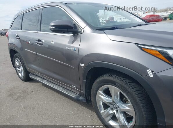5TDDGRFH4JS050509 2018 TOYOTA LIMITED Gray წინა ხედი