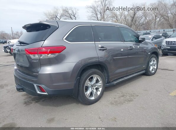 5TDDGRFH4JS050509 2018 TOYOTA LIMITED Gray უკანა მარჯვენა