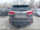 2018 Toyota Highlander Hybrid Limited Gray vin: 5TDDGRFH4JS050509