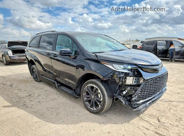 5TDDRKEC6SS231877 2025 TOYOTA SIENNA Черный Передняя правая четверть