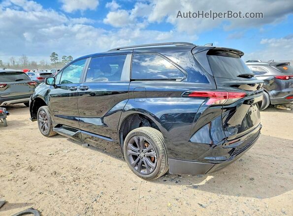 5TDDRKEC6SS231877 2025 TOYOTA SIENNA Черный Задняя левая четверть