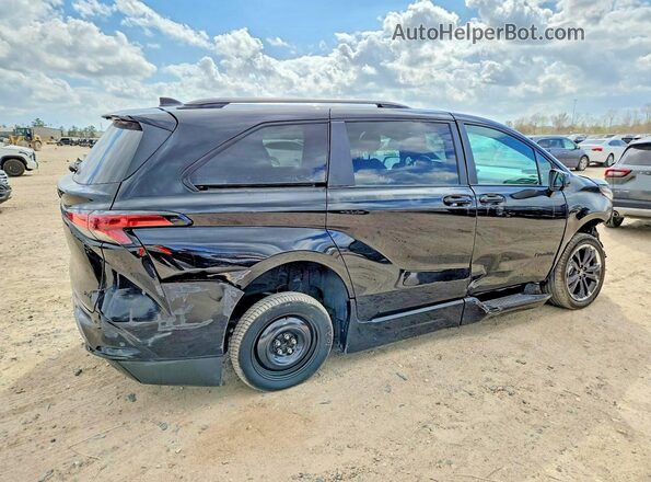 5TDDRKEC6SS231877 2025 TOYOTA SIENNA Черный Задняя правая четверть