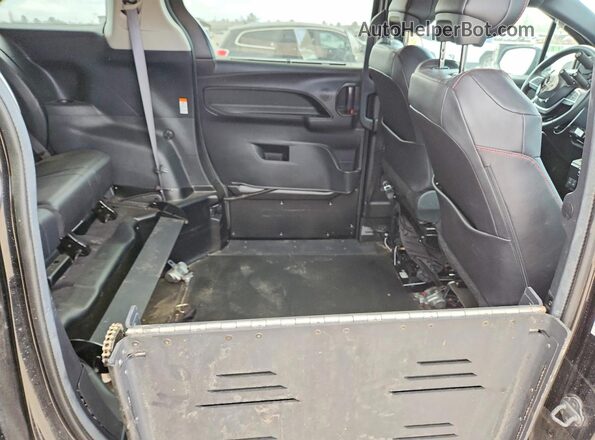 5TDDRKEC6SS231877 2025 TOYOTA SIENNA Черный Вид задней части салона