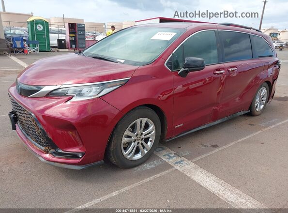 5TDDSKFC6MS034651 2021 TOYOTA SIENNA Red Przód lewy