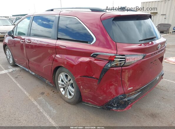 5TDDSKFC6MS034651 2021 TOYOTA SIENNA Red Tył lewy