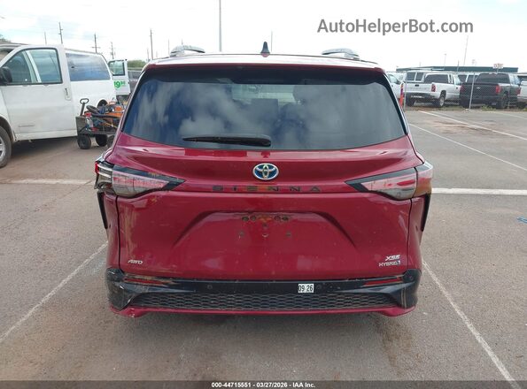 5TDDSKFC6MS034651 2021 TOYOTA SIENNA Red 