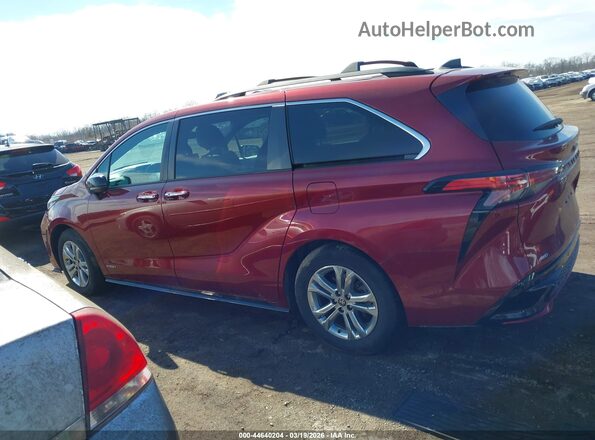 5TDDSKFC7MS020354 2021 TOYOTA SIENNA Maroon სალონის 360-გრადუსიანი ხედი
