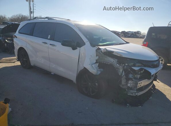 5TDDSKFC7SS158960 2025 TOYOTA SIENNA Белый Передняя правая четверть