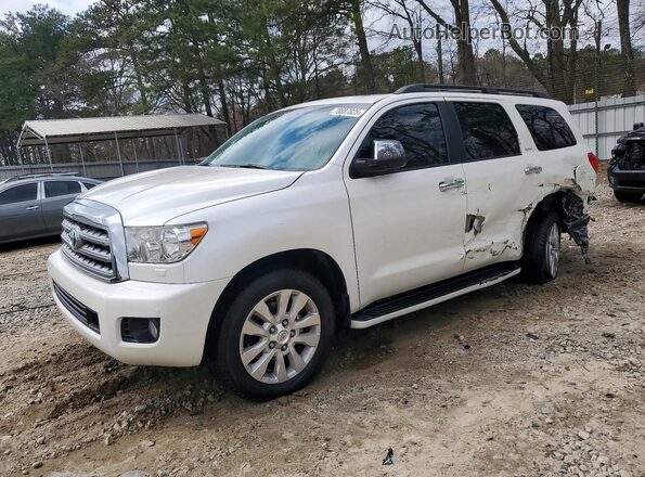5TDDW5G12GS136407 2016 TOYOTA SEQUOIA Белый Передняя левая четверть