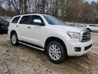 2016 Toyota Sequoia Platinum Белый vin: 5TDDW5G12GS136407
