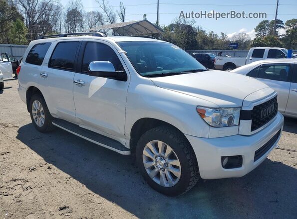 5TDDW5G18GS138470 2016 TOYOTA SEQUOIA Белый Передняя правая четверть