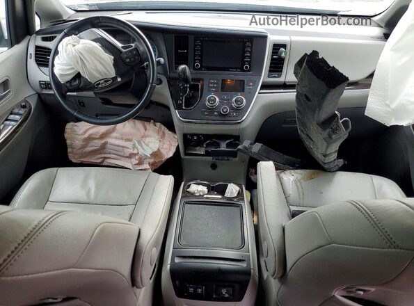 5TDDZ3DC3JS202925 2018 TOYOTA SIENNA Silver წინა პანელის ხედი