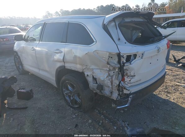 5TDDZRFH0JS814009 2018 TOYOTA LIMITED White Задня ліва чверть