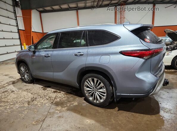 5TDEBRCH7LS008149 2020 TOYOTA HIGHLANDER HYBRID Синий Задняя левая четверть