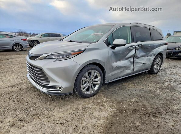 5TDERKEC5MS053774 2021 TOYOTA SIENNA Silver Front left
