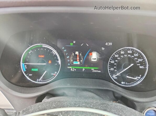 5TDERKEC5MS053774 2021 TOYOTA SIENNA Silver Instrument cluster view