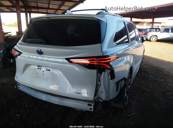 5TDERKEC6SS256282 2025 TOYOTA SIENNA Белый Задняя правая четверть