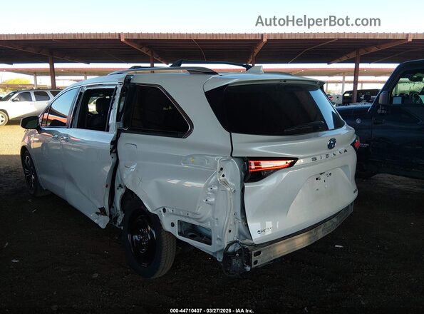 5TDERKEC6SS256282 2025 TOYOTA SIENNA Белый Задняя левая четверть