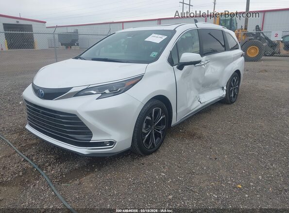 5TDERKEC6SS260770 2025 TOYOTA SIENNA White Передня ліва чверть