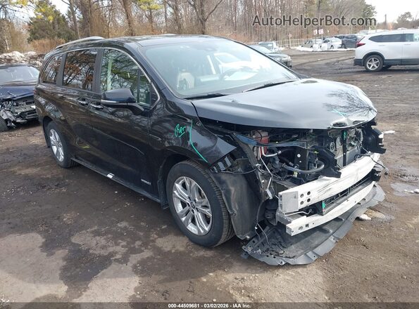 5TDESKFC0MS032270 2021 TOYOTA SIENNA Black Delantero derecho
