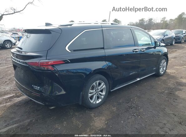 5TDESKFC0MS032270 2021 TOYOTA SIENNA Black Trasero derecho