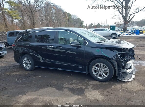 5TDESKFC0MS032270 2021 TOYOTA SIENNA Black Vista interior trasera