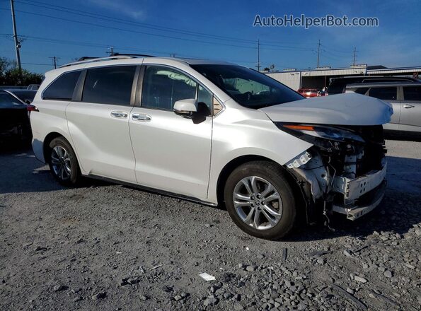 5TDESKFC1NS042243 2022 TOYOTA SIENNA Белый Передняя правая четверть