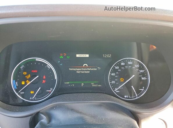 5TDESKFC1NS042243 2022 TOYOTA SIENNA Белый Вид щитка приборов