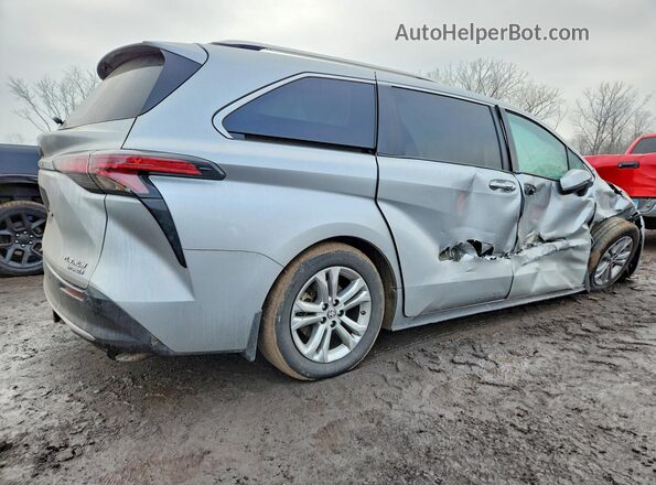 5TDESKFC2PS085928 2023 TOYOTA SIENNA Серебряный Задняя правая четверть