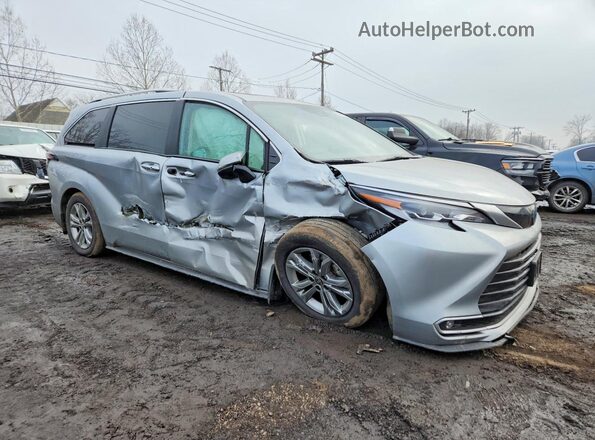 5TDESKFC2PS085928 2023 TOYOTA SIENNA Серебряный Передняя правая четверть