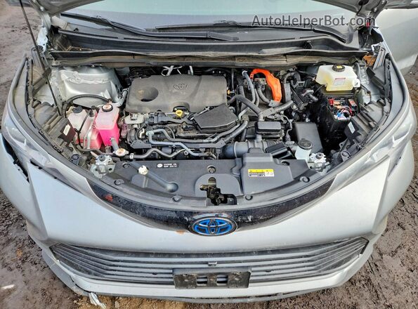 5TDESKFC2PS085928 2023 TOYOTA SIENNA Серебряный Вид подкапотного пространства