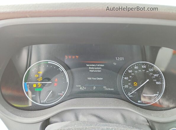 5TDESKFC2PS085928 2023 TOYOTA SIENNA Серебряный Вид щитка приборов