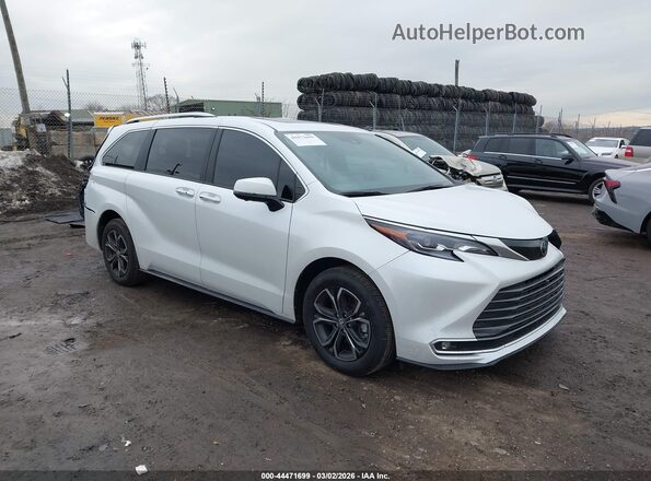 5TDESKFC2TS233215 2026 TOYOTA SIENNA White Przód prawy