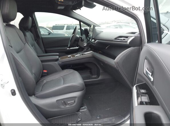 5TDESKFC2TS233215 2026 TOYOTA SIENNA White Widok wnętrza z przodu