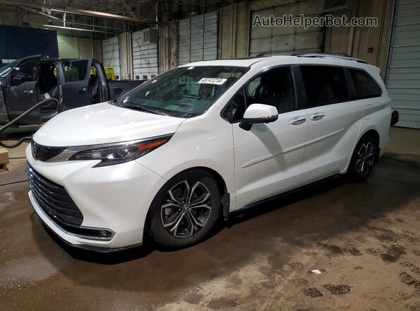 5TDESKFC3SS201341 2025 TOYOTA SIENNA Белый Передняя левая четверть