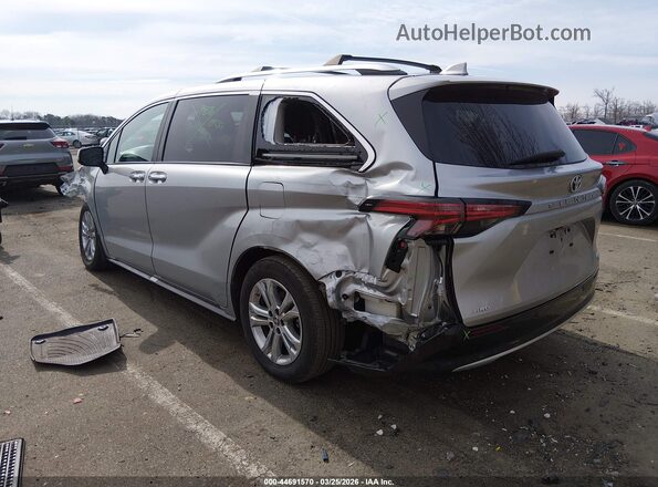 5TDESKFC6RS133949 2024 TOYOTA SIENNA Серебряный Задняя левая четверть