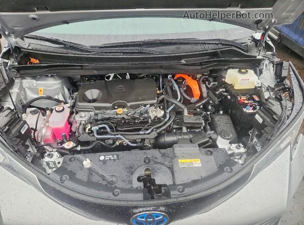 5TDESKFC8SS211105 2025 TOYOTA SIENNA Silver Widok komory silnika