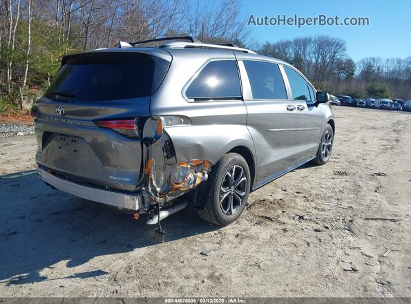 5TDESKFC8TS234305 2026 TOYOTA SIENNA Серый Задняя правая четверть