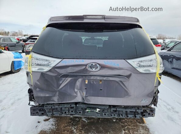 5TDEZ3DC5LS235822 2020 TOYOTA SIENNA Gray უკანა ხედი