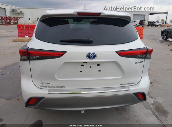 5TDFARAH2PS020676 2023 TOYOTA HIGHLANDER HYBRID White 