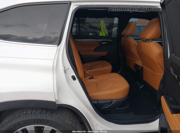 5TDFARAH2PS020676 2023 TOYOTA HIGHLANDER HYBRID White VIN sticker view