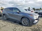 2020 Toyota Highlander Platinum Серый vin: 5TDFZRBH1LS051497