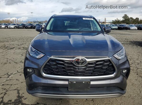 5TDFZRBH1LS051497 2020 TOYOTA HIGHLANDER Серый Вид спереди