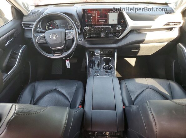 5TDFZRBH4LS036542 2020 TOYOTA HIGHLANDER Blue Vista del salpicadero
