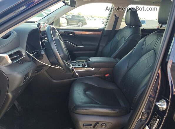 5TDFZRBH4LS036542 2020 TOYOTA HIGHLANDER Blue Vista interior delantera