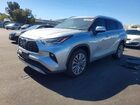 2021 Toyota Highlander Platinum Серебряный vin: 5TDFZRBH9MS094793