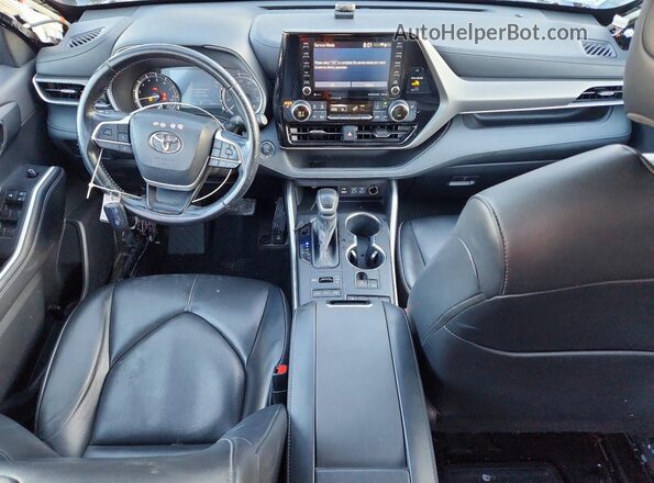 5TDGZRBH4NS204591 2022 TOYOTA LE Black Widok deski rozdzielczej